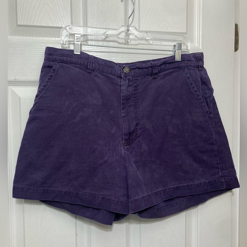 Patagonia purple cotton Stand Up shorts